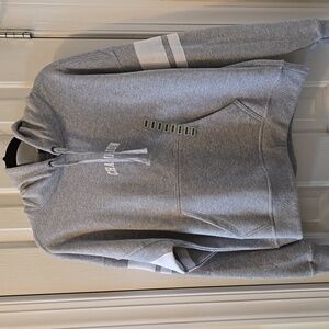 CHAMPION BRAND SIGNATURE WOMEN'S GRAY PULLOVER HOODIE JACKET SIZE MEDIUM